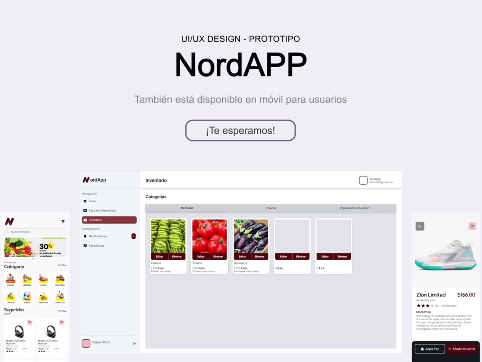 Captura del proyecto NordAPP